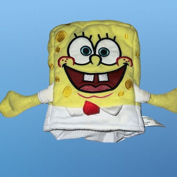Rare 2006 Fisher Price Spogebob Squarepants Hand Puppet Plush 6” - Picture 1 of 3